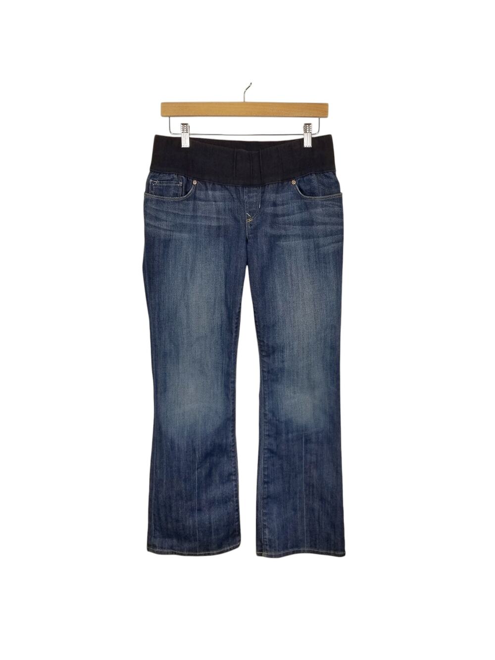 Gap Maternity Under Belly Elastic Boot Cut Jeans Medium Wash Size 6 / 28